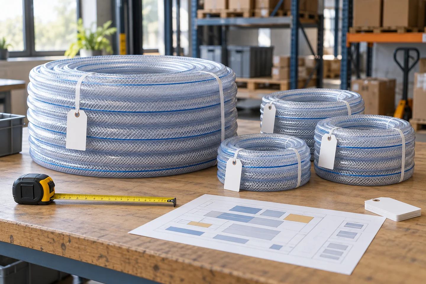 Cut-to-Length Hose Orders: Plan Coil Yield and Useful Remnants