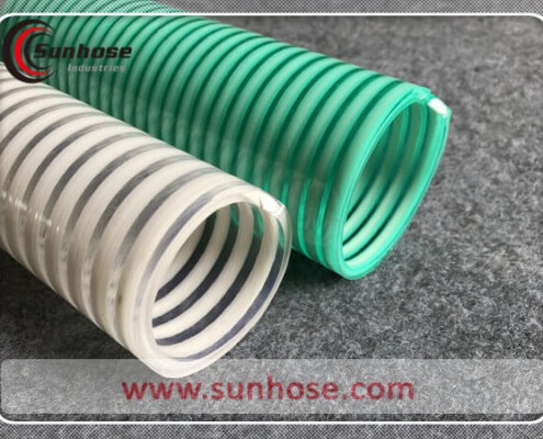 pvc spiral suction hose with helix