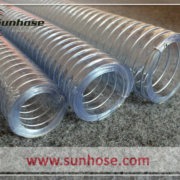 clear pvc steel suction hose