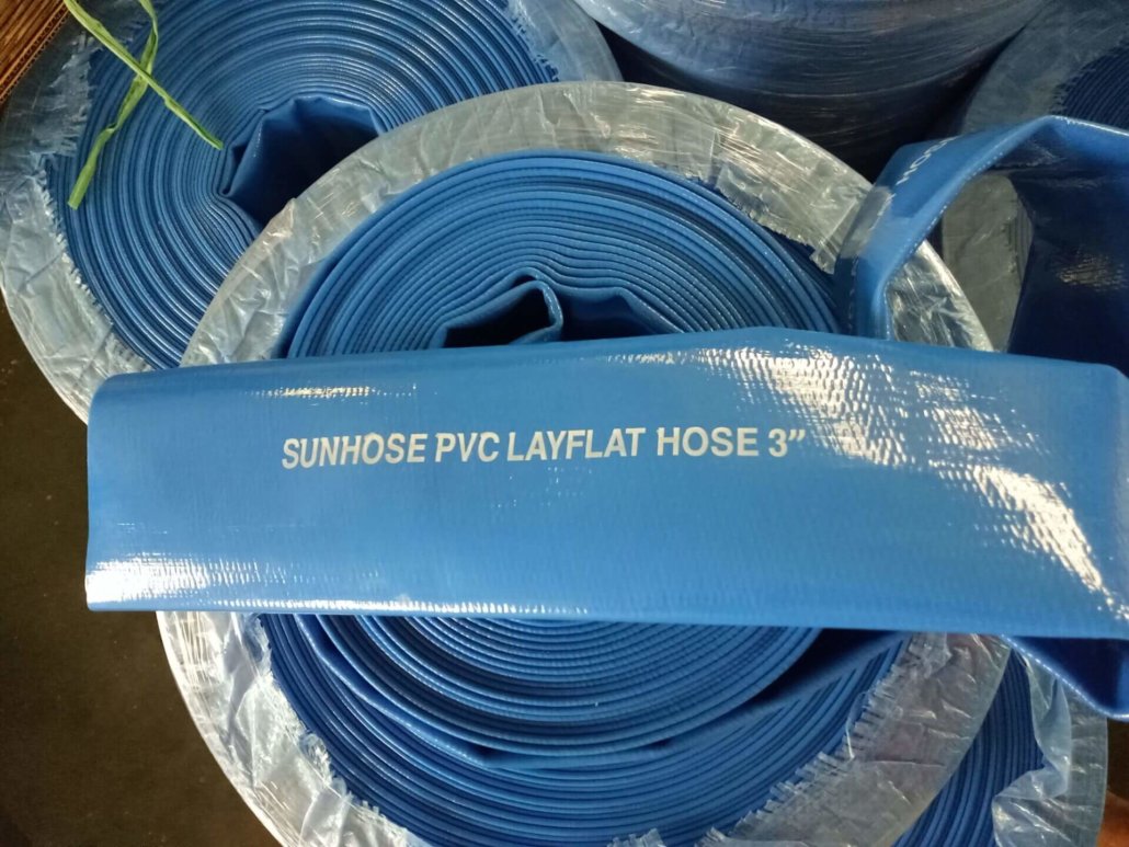 pvclayflathose 3inch INDUSTRIAL PVC HOSE SUNHOSE